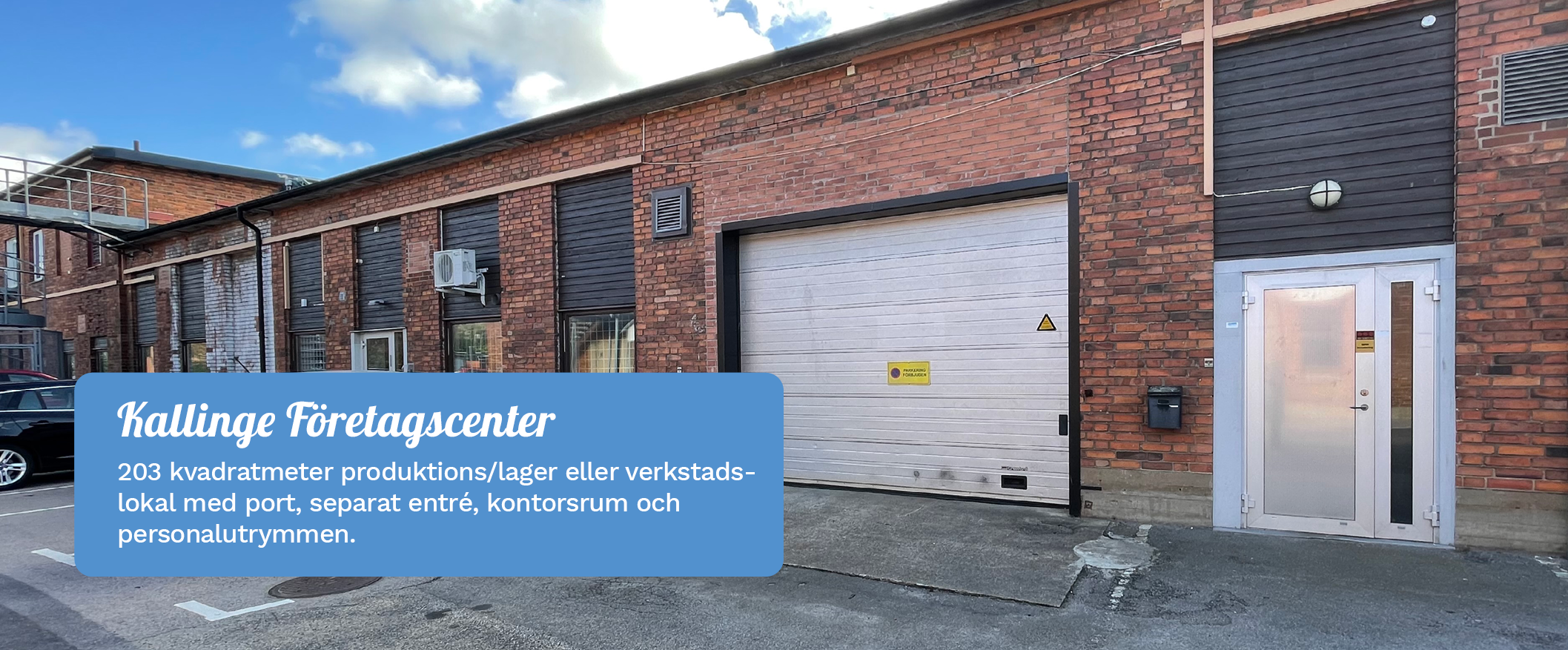 203 kvm Kallinge Företagscenter