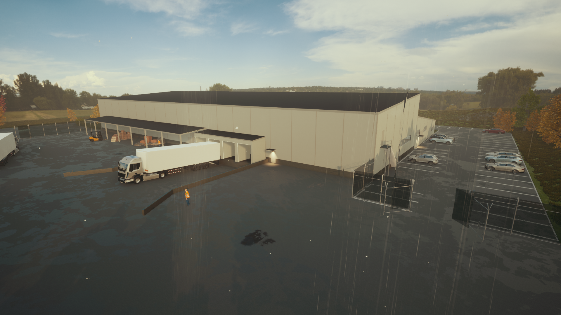  Cetetherms nya fabrik på Gärdet av Silverskär Plan & Arkitekt