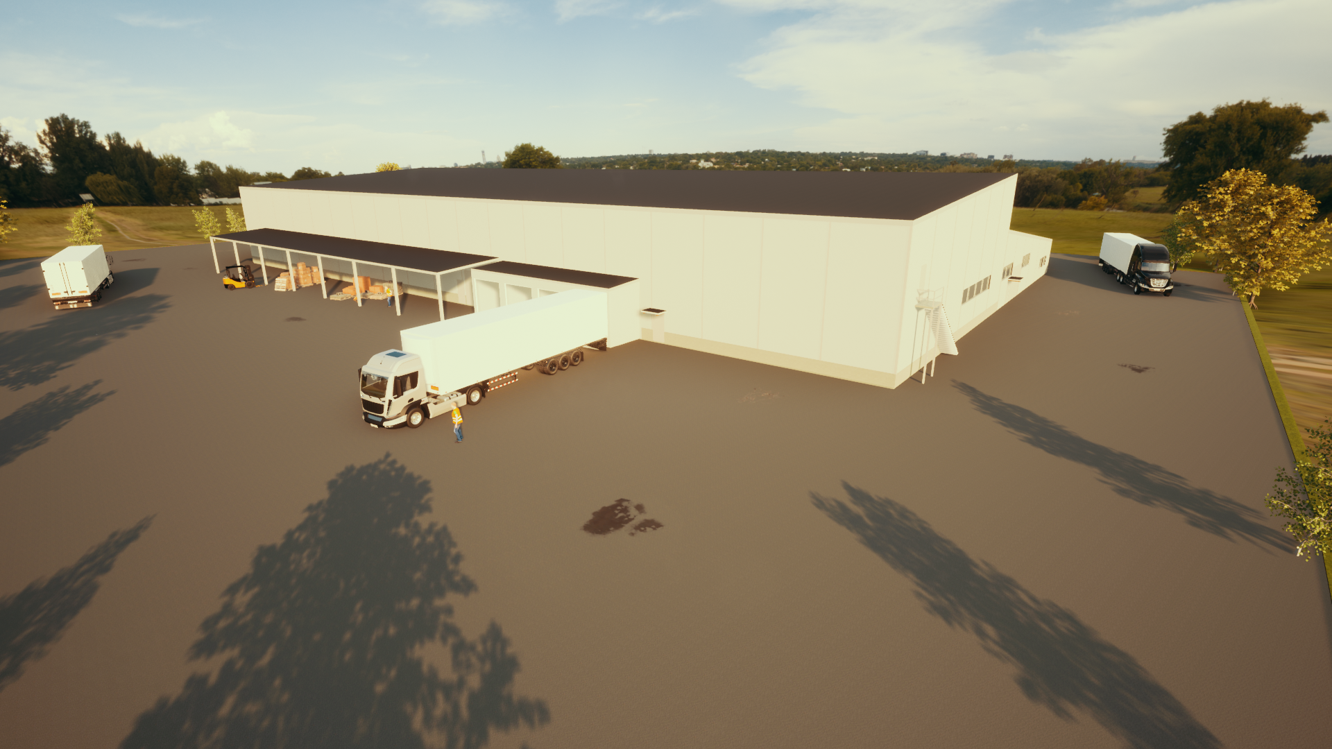  Cetetherms nya fabrik på Gärdet av Silverskär Plan & Arkitekt