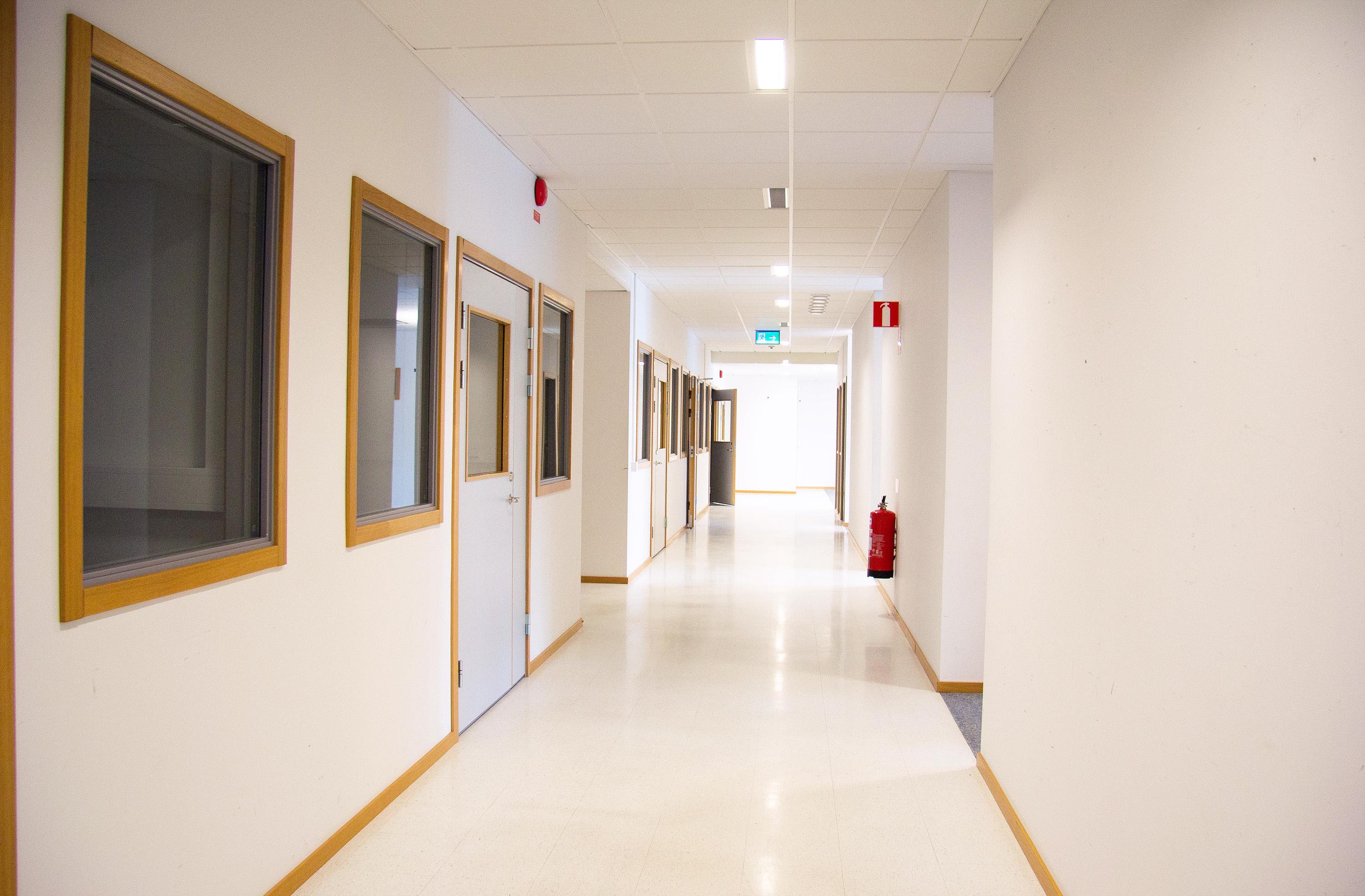 Korridor hyresledigt kontor kvarteret Telefonen på 1124 kvadratmeter