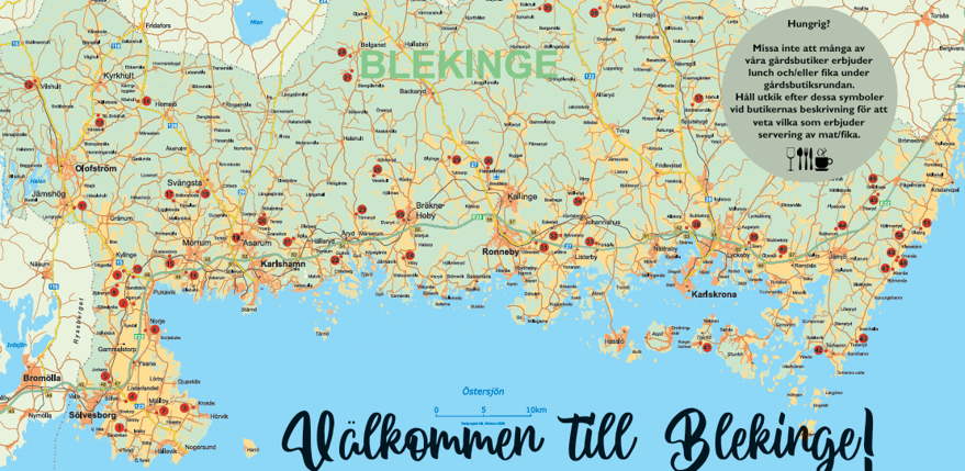 Karta gårdsbutiker